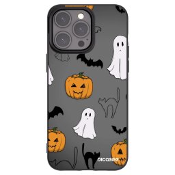 Fekete szilikon tok az alábbi mobiltelefonokra Apple iPhone 15 Pro Max - Spooky crew