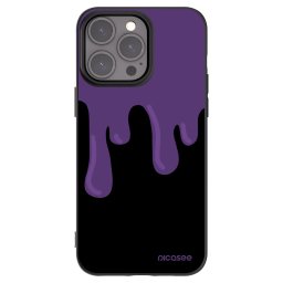 Fekete szilikon tok az alábbi mobiltelefonokra Apple iPhone 15 Pro Max - Purple spooky