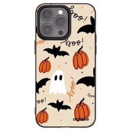 Fekete szilikon tok az alábbi mobiltelefonokra Apple iPhone 15 Pro Max - Halloween 26