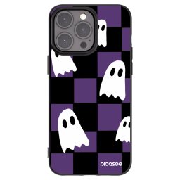 Fekete szilikon tok az alábbi mobiltelefonokra Apple iPhone 15 Pro Max - Ghosts