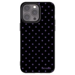 Fekete szilikon tok az alábbi mobiltelefonokra Apple iPhone 15 Pro Max - Flickers