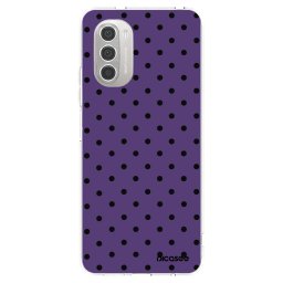 Átlátszó szilikon tok az alábbi mobiltelefonokra Motorola Moto G51 - Flickers 2