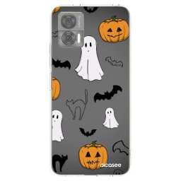 Átlátszó szilikon tok az alábbi mobiltelefonokra Motorola Edge 30 Neo - Spooky crew