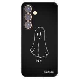 Fekete szilikon tok az alábbi mobiltelefonokra Samsung Galaxy S24 S921B 5G - Ghost 2