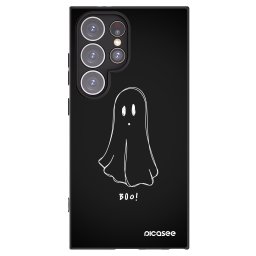 Fekete szilikon tok az alábbi mobiltelefonokra Samsung Galaxy S24 Ultra S928B 5G - Ghost 2