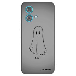 Fekete szilikon tok az alábbi mobiltelefonokra Motorola Edge 40 Neo - Ghost