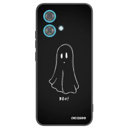 Fekete szilikon tok az alábbi mobiltelefonokra Motorola Edge 40 Neo - Ghost 2