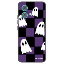 Fekete szilikon tok az alábbi mobiltelefonokra Motorola Edge 40 Neo - Ghosts