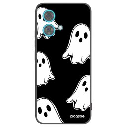 Fekete szilikon tok az alábbi mobiltelefonokra Motorola Edge 40 Neo - Black ghosts
