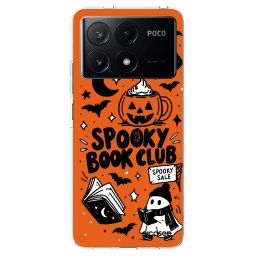 Átlátszó szilikon tok az alábbi mobiltelefonokra Xiaomi Poco X6 Pro - Spooky book club