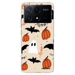 Átlátszó szilikon tok az alábbi mobiltelefonokra Xiaomi Poco X6 Pro - Halloween 26