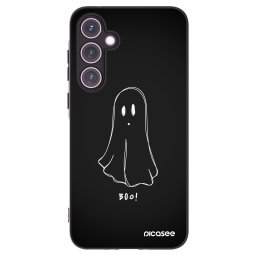 Fekete szilikon tok az alábbi mobiltelefonokra Samsung Galaxy A35 5G A356B - Ghost 2