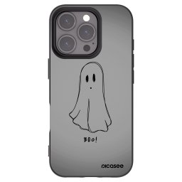 Fekete szilikon tok az alábbi mobiltelefonokra Apple iPhone 16 Pro - Ghost