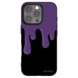 Fekete szilikon tok az alábbi mobiltelefonokra Apple iPhone 16 Pro - Purple spooky