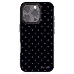 Fekete szilikon tok az alábbi mobiltelefonokra Apple iPhone 16 Pro - Flickers