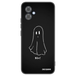 Fekete szilikon tok az alábbi mobiltelefonokra Motorola Moto G14 - Ghost 2