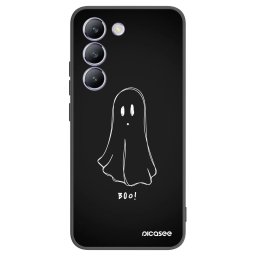 Fekete szilikon tok az alábbi mobiltelefonokra Vivo V40 SE 5G - Ghost 2