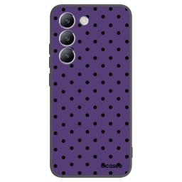 Fekete szilikon tok az alábbi mobiltelefonokra Vivo V40 SE 5G - Flickers 2