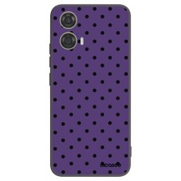Fekete szilikon tok az alábbi mobiltelefonokra Motorola Moto G24 - Flickers 2