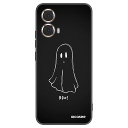 Fekete szilikon tok az alábbi mobiltelefonokra Motorola Moto G85 - Ghost 2