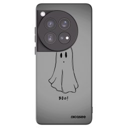 Fekete szilikon tok az alábbi mobiltelefonokra OnePlus 12 5G - Ghost