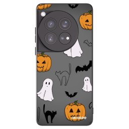 Fekete szilikon tok az alábbi mobiltelefonokra OnePlus 12 5G - Spooky crew