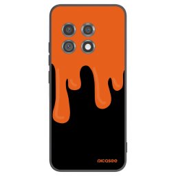 Fekete szilikon tok az alábbi mobiltelefonokra OnePlus 11 5G - Orange spooky