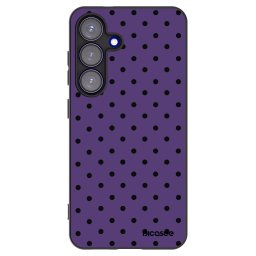 Fekete szilikon tok az alábbi mobiltelefonokra Samsung Galaxy S25 5G - Flickers 2