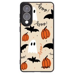 Fekete szilikon tok az alábbi mobiltelefonokra Samsung Galaxy S25 Edge 5G - Halloween 26