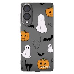 Átlátszó szilikon tok az alábbi mobiltelefonokra Samsung Galaxy S25 Edge 5G - Spooky crew