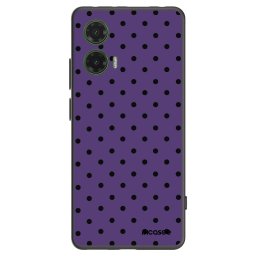Fekete szilikon tok az alábbi mobiltelefonokra Motorola Moto G35 5G - Flickers 2