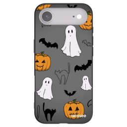Fekete szilikon tok az alábbi mobiltelefonokra Apple iPhone Air - Spooky crew