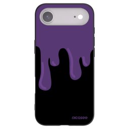 Fekete szilikon tok az alábbi mobiltelefonokra Apple iPhone Air - Purple spooky