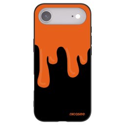 Fekete szilikon tok az alábbi mobiltelefonokra Apple iPhone Air - Orange spooky
