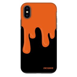 Fashion Case Apple iPhone X/XS - Orange spooky