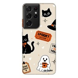 Fashion Case Samsung Galaxy S21 Ultra 5G G998B - Halloween stickers