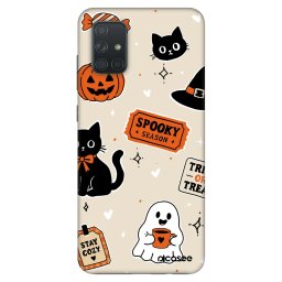 Fashion Case Samsung Galaxy A71 A715F - Halloween stickers