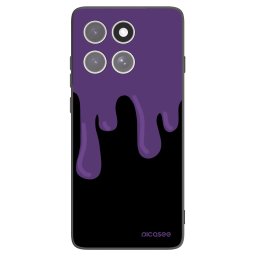 Fekete szilikon tok az alábbi mobiltelefonokra Motorola Edge 60 Pro - Purple spooky
