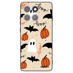 Fekete szilikon tok az alábbi mobiltelefonokra Motorola Edge 60 Pro - Halloween 26