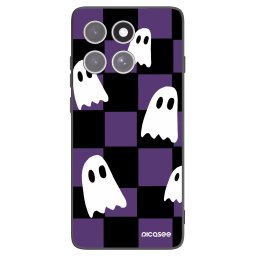 Fekete szilikon tok az alábbi mobiltelefonokra Motorola Edge 60 Pro - Ghosts