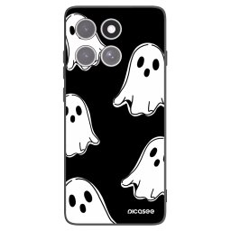 Fekete szilikon tok az alábbi mobiltelefonokra Motorola Edge 60 Pro - Black ghosts