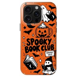 Fashion Case MagSafe Apple iPhone 16 Pro - Spooky book club