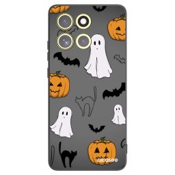 Fekete szilikon tok az alábbi mobiltelefonokra Motorola Moto G86 5G - Spooky crew