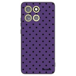 Fekete szilikon tok az alábbi mobiltelefonokra Motorola Moto G86 5G - Flickers 2