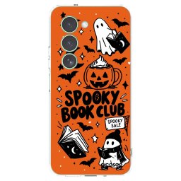 Átlátszó szilikon tok az alábbi mobiltelefonokra Xiaomi Redmi 15 5G - Spooky book club