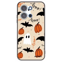 Fekete szilikon tok az alábbi mobiltelefonokra Xiaomi Redmi 15C 4G - Halloween 26