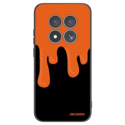 Fekete szilikon tok az alábbi mobiltelefonokra Xiaomi Redmi Note 15 Pro 4G - Orange spooky