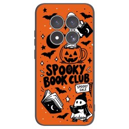 Fekete szilikon tok az alábbi mobiltelefonokra Xiaomi Redmi Note 15 Pro 4G - Spooky book club