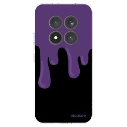 Átlátszó szilikon tok az alábbi mobiltelefonokra Xiaomi Redmi Note 15 Pro+ - Purple spooky