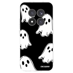 Átlátszó szilikon tok az alábbi mobiltelefonokra Xiaomi Redmi Note 15 Pro+ - Black ghosts